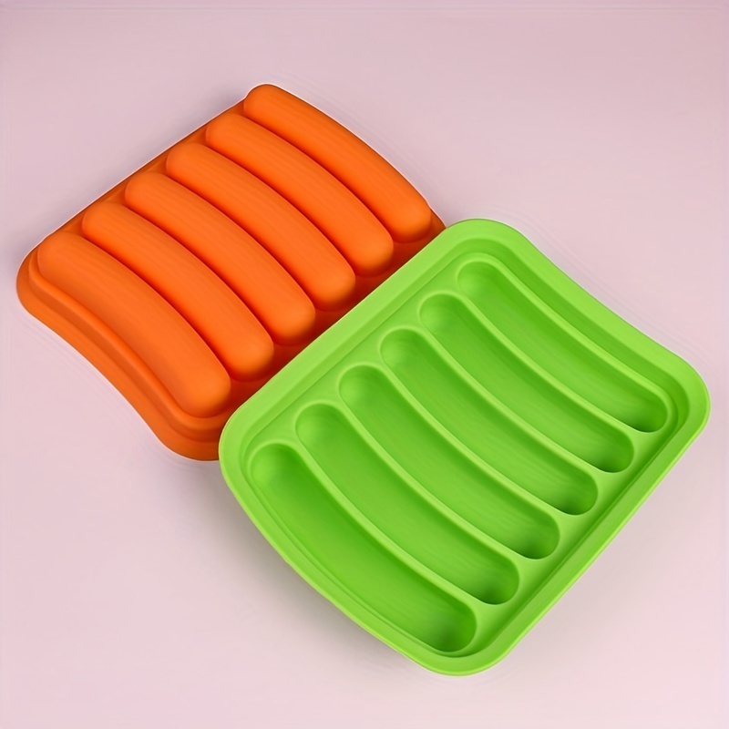 

Hot Dog Mold, High-temperature Resistant Steamed Silicone Food Sausage Cake Mold, Cooking Accessories