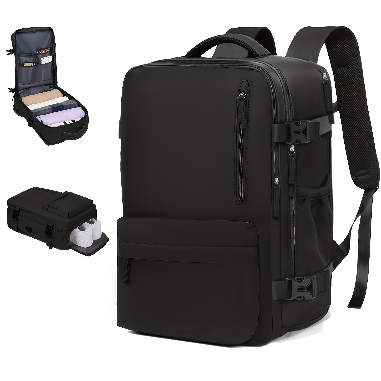 Mochila para laptop para mujeres y hombres, 15.6 pulgadas, impermeable,  para escuela, universidad, mochila de viaje amigable con la TSA para la