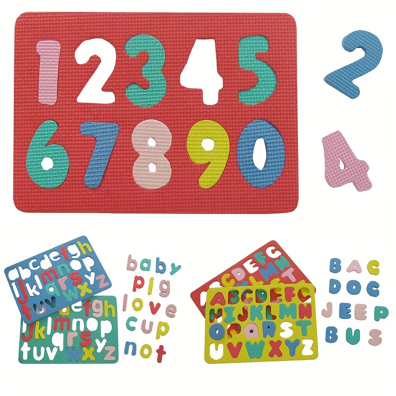 Letters And Numbers Foam Puzzle Children's Foam Eva 26 - Temu