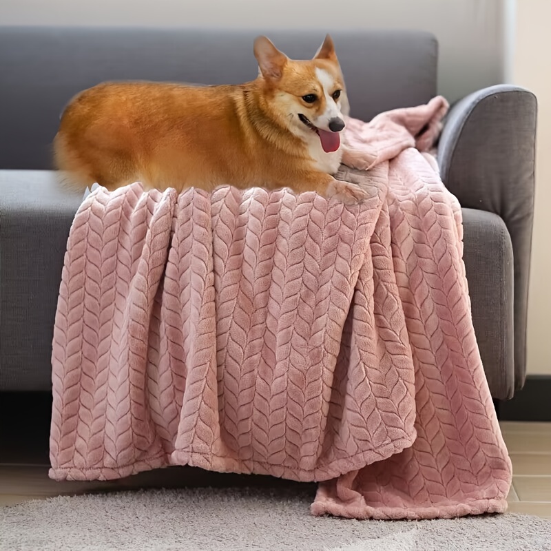 ZIG Pet Blanket Multifunctional Foldable Corduroy Warm Soft Cat Bed Mat for  Dog