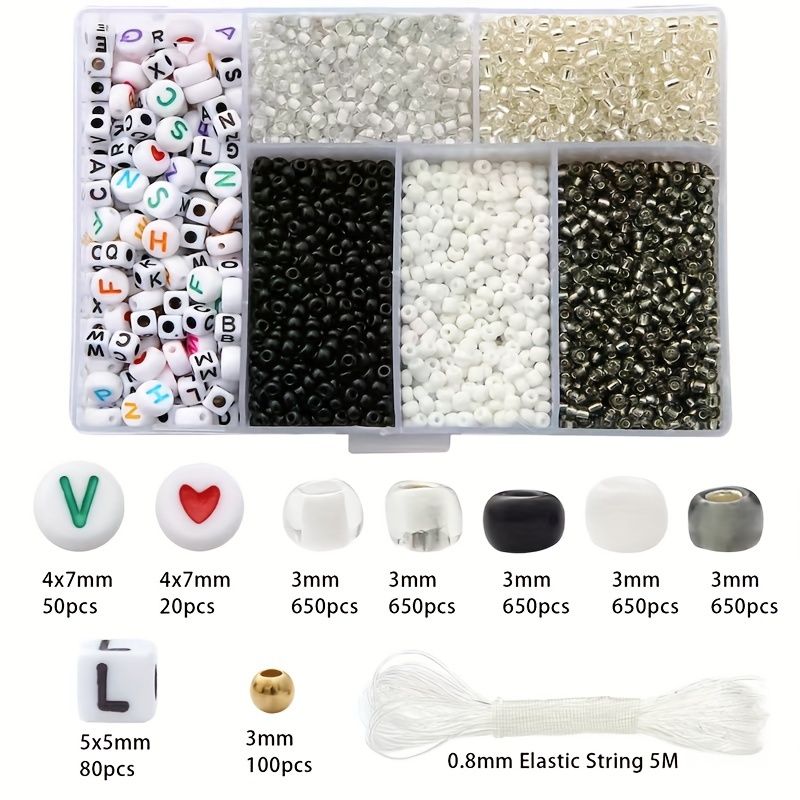 1set Letter Bead DIY Jewelry Accessory