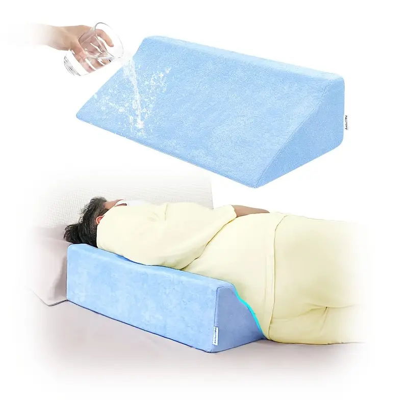 Bed Wedge Pillow For Sleeping Memory Foam Wedge Pillow For - Temu