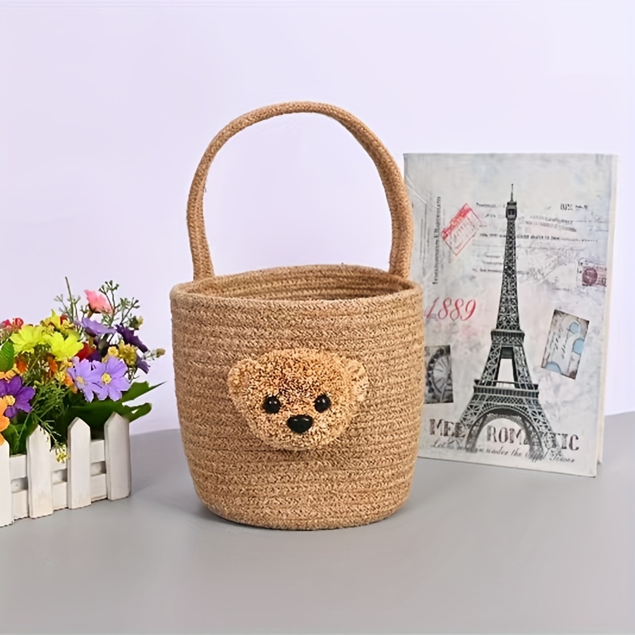 Jute Hanging Basket Small Rope Woven Hanging Storage - Temu