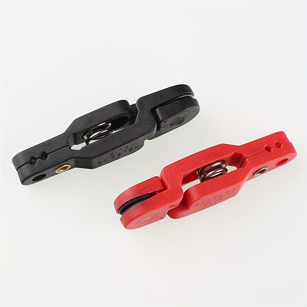  MiOYOOW 10PCS Heavy Tension Snap Release Clips, Red