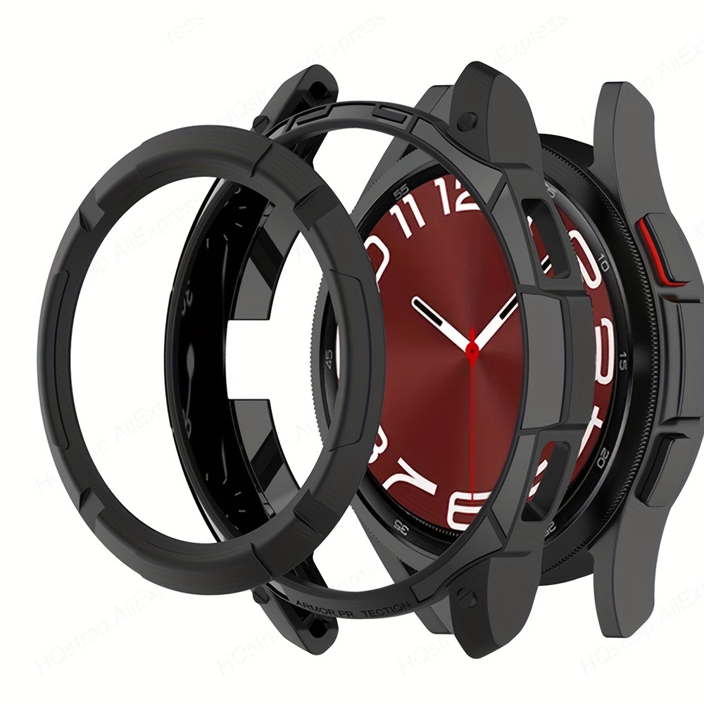 Protector de pantalla de carcasa de cubierta de TPU de cobertura total para  reloj inteligente Samsung Galaxy Watch 6 40MM 44MM – Los mejores productos  en la tienda online Joom Geek