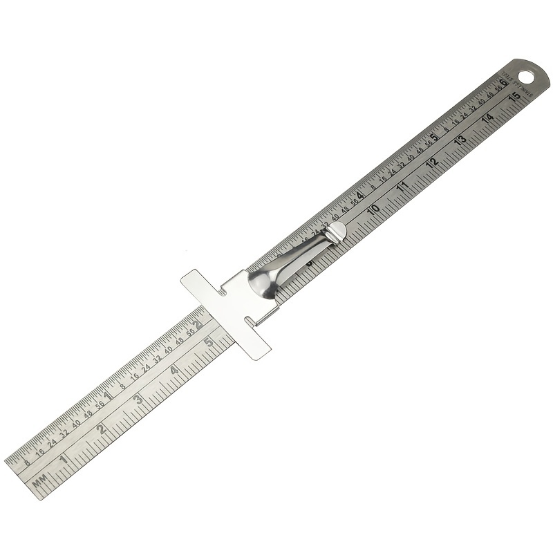 Stainless Steel Flexible Ruler with Pocket Clip, 6 Inch Long - Radiation  Products Design, Inc.