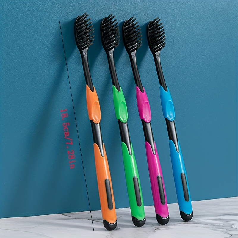 1 шт./3 шт./4 шт., бамбуковая зубная щетка с мягкой щетиной, взрослая зубная щетка для мужчин и женщин, дорожная   щетка с тонкой щетиной подробные сведения 3