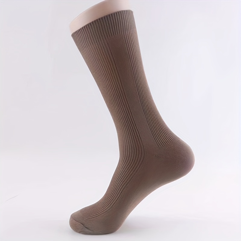 Men's Thin Breathable Odor Resistant Soft Comfy Crew Socks - Temu