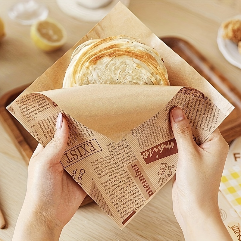 printed greaseproof paper,high quality food grade