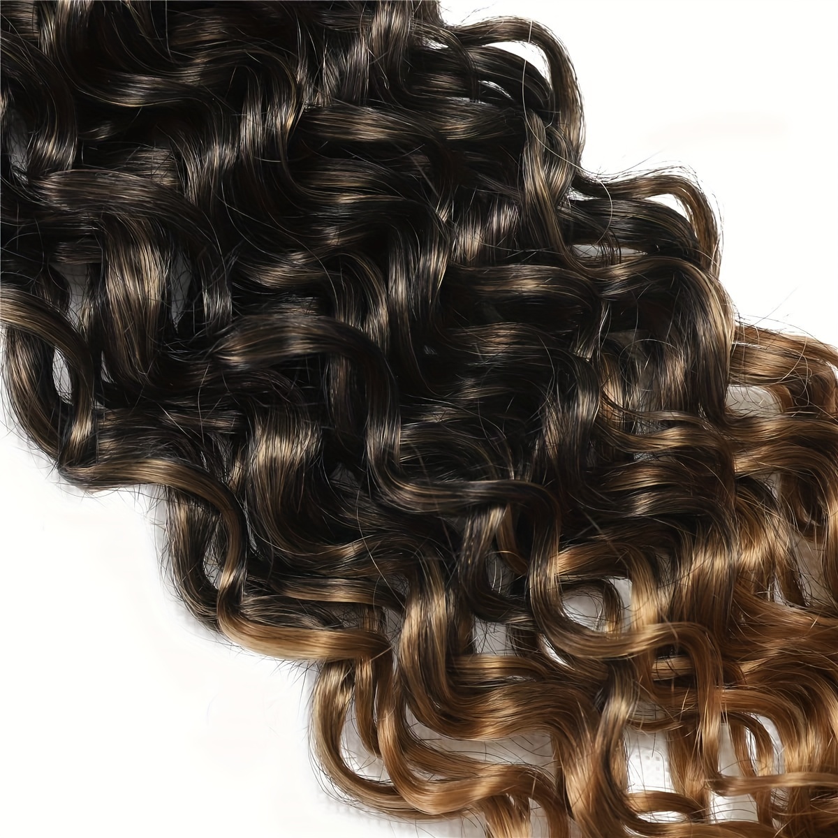 55 88cm Deep Wave Twist Crochet Hair Extensions Synthetic Curly Crochet Braiding