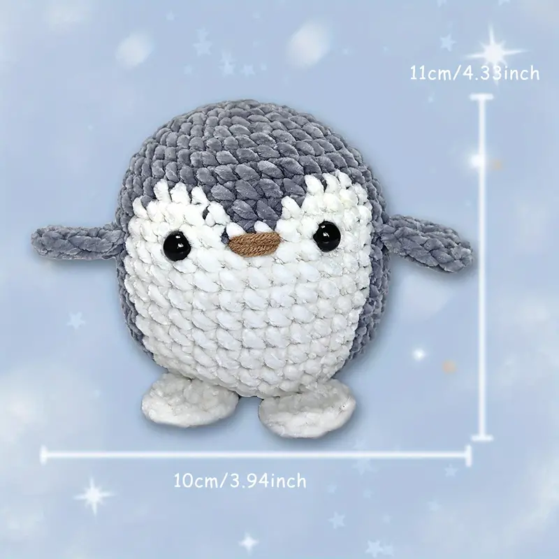 Penguin Crochet Kit for Beginners