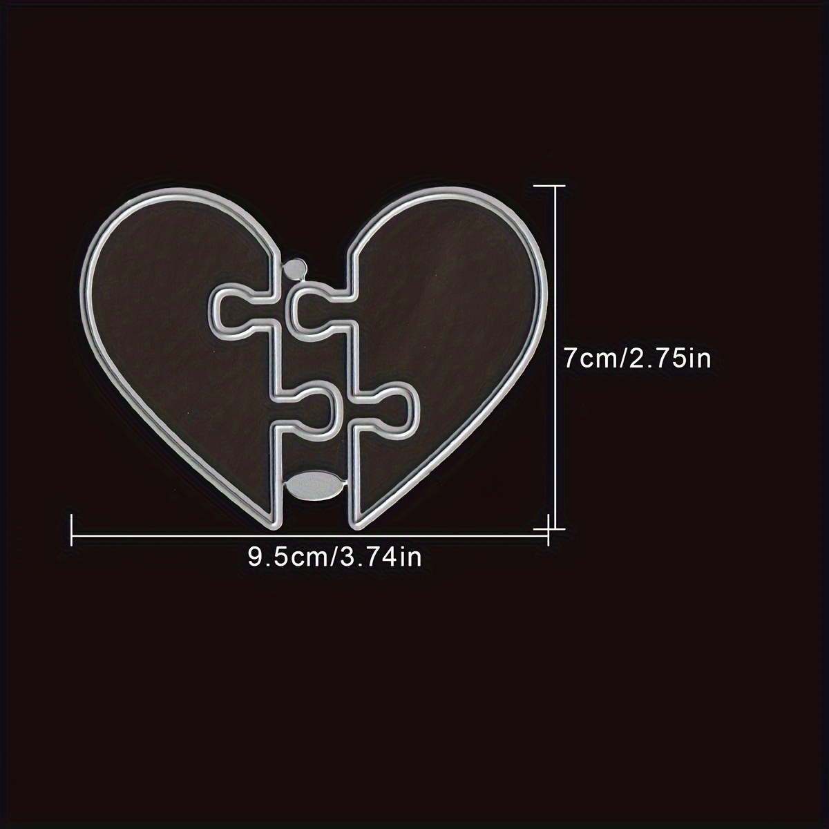 Image of Die Cuts In Of Hearts For Valentine's Day Card Creation, Including Metal Cutting Dies, Tools For Scrapbooking, And Supplies For Stamping And Embossing