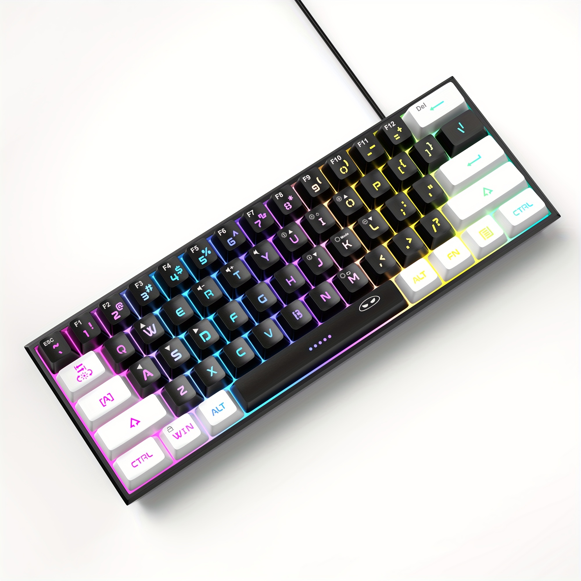 Magegee Ts91 Mini 60% Gaming/office Keyboard,waterproof Keycap ...