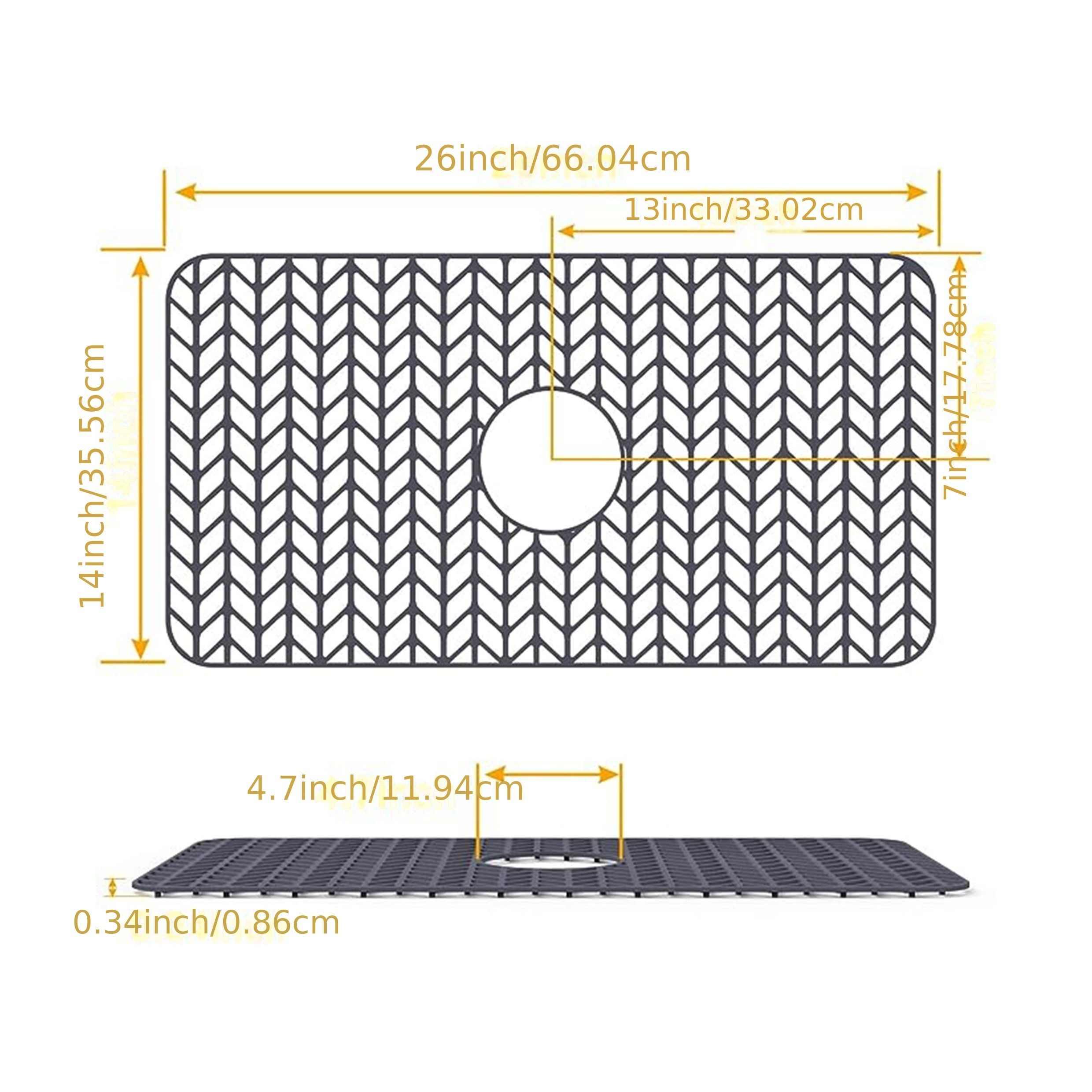 mDesign Set 3 Tappetini lavello in plastica – Accessori cucina per  proteggere il lavandino dai graffi, per posate o stoviglie – Tappetini  lavandino cucina, protezione separatore vasche – marrone : : Casa  e cucina