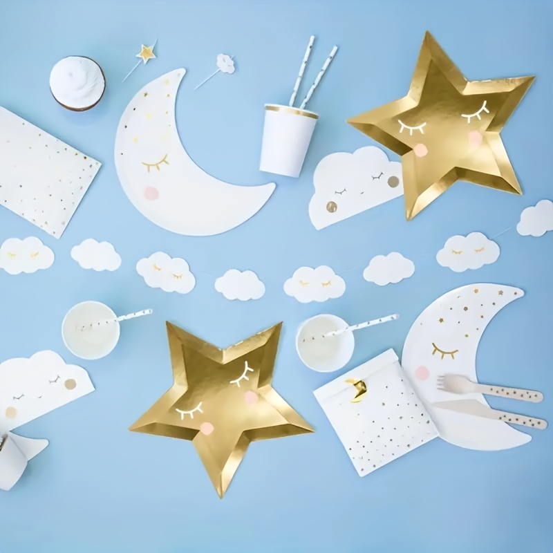 Paper Plate Moon & Star