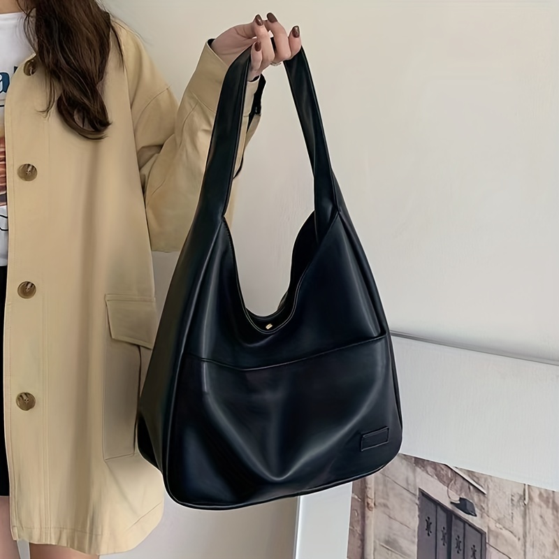  Hobo Bags for Women Large Handbags Designer Purses PU Leather  Oversized Crossbody Shoulder Totes Stylish (black) : Clothing, Shoes &  Jewelry