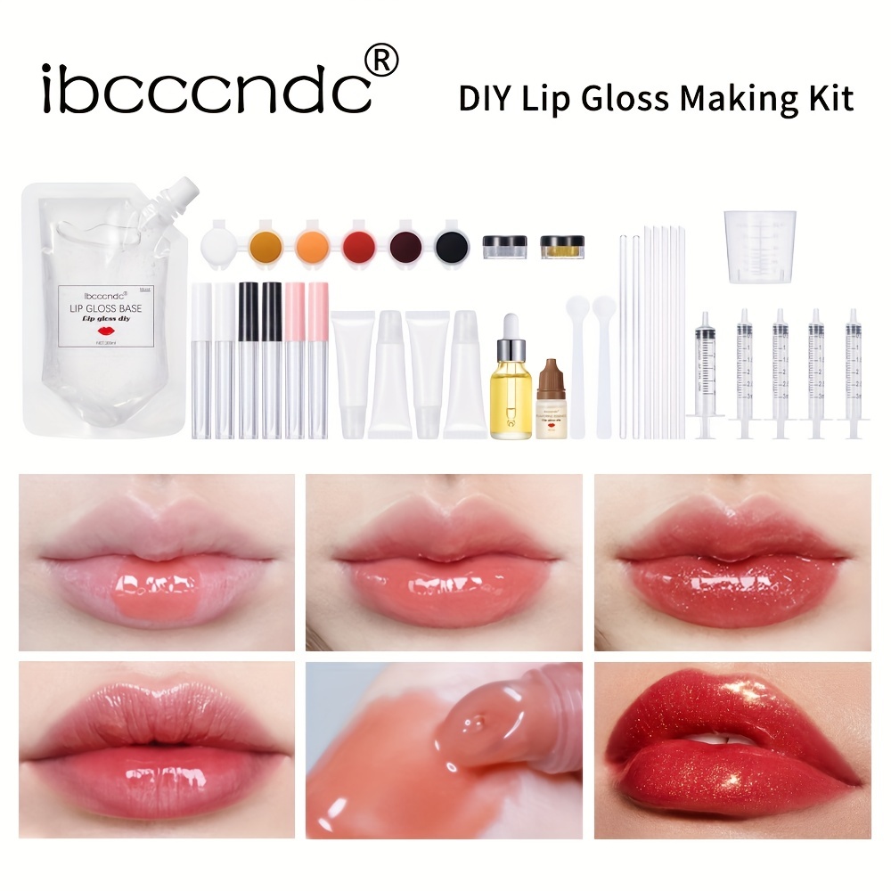 Diy Lip Gloss Making Kit, Diy Lip Gloss Set Make A Unique Lip Gloss  Creative Gift Box For Girls Women - Temu Latvia