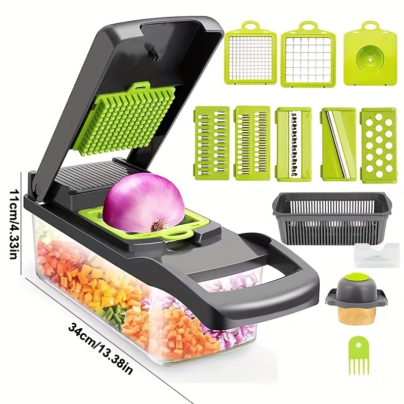 Multifunctional Vegetable Chopper And Fruit Slicer With - Temu