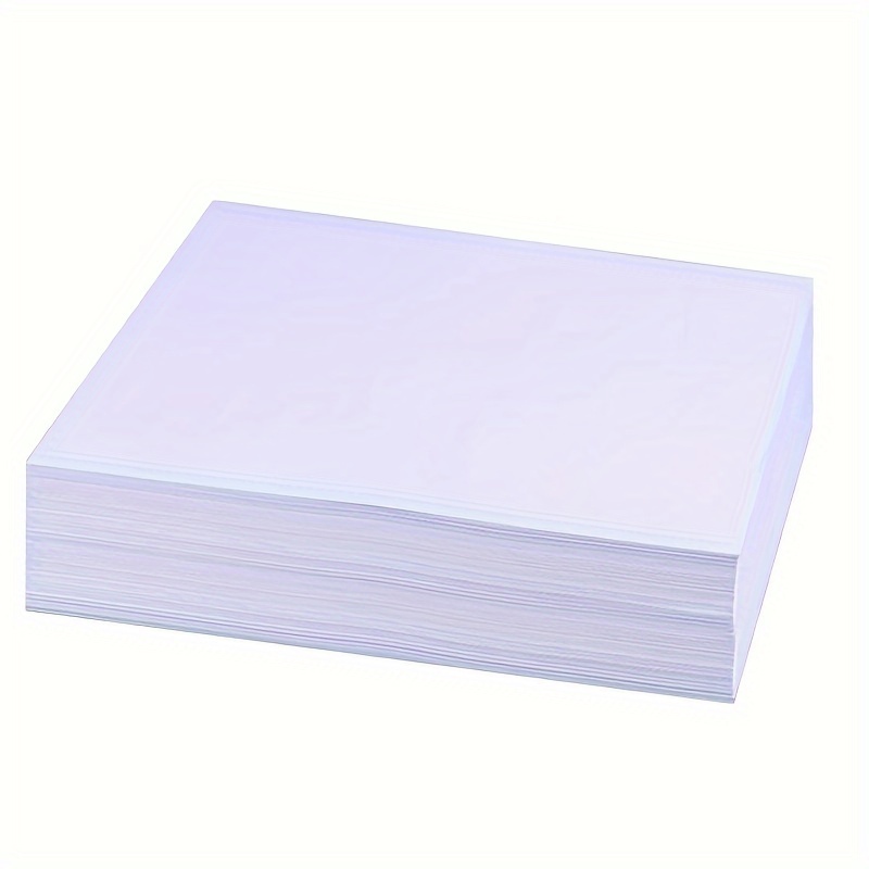 Papel Adhesivo Ecológico Blanco Mate Tamaño Carta 50 hojas / Envío Gratis
