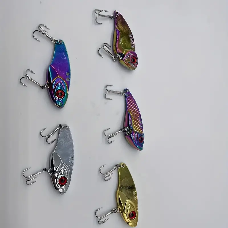Sequin Lure Colored Metal Bait Effective Fishing - Temu