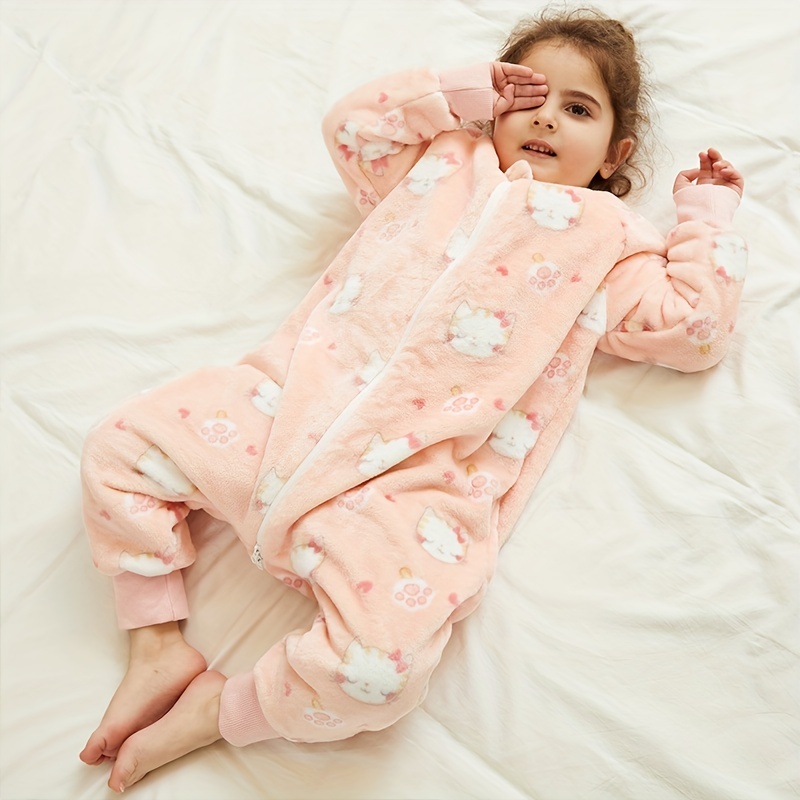 Sacos Dormir Niños Ropa Gatear Bebés Pijamas Niños Mameluco - Temu