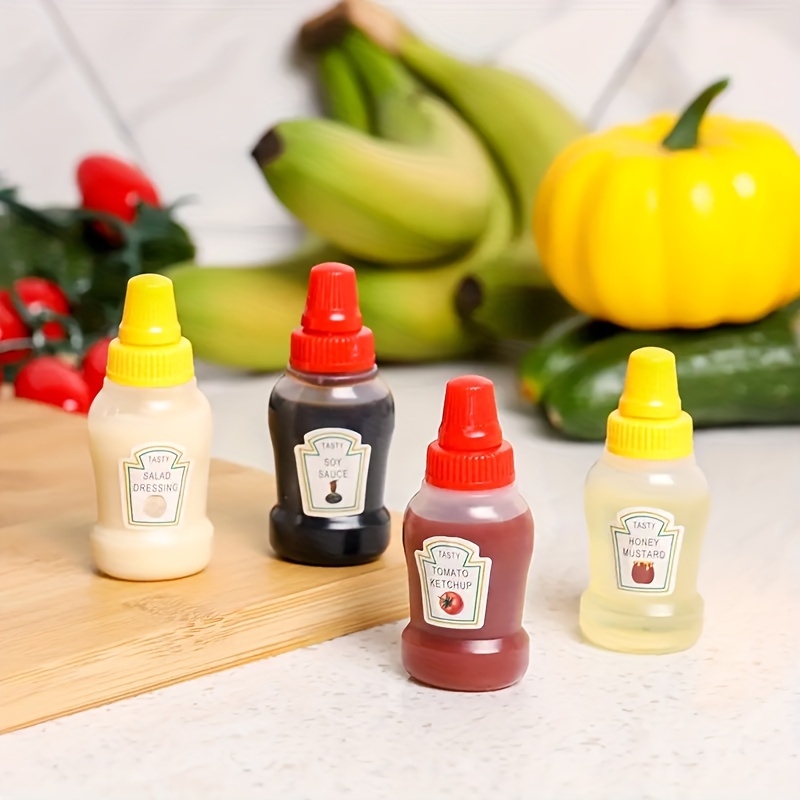 4 Mini Bouteilles De Ketchup Bouteille À Presser Pour - Temu Belgium