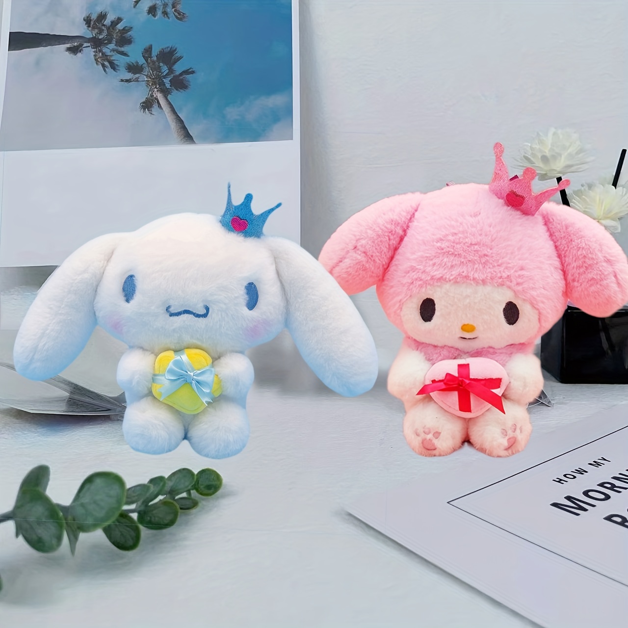 Kawaii Plush Doll Cute My Melo Anime - Temu