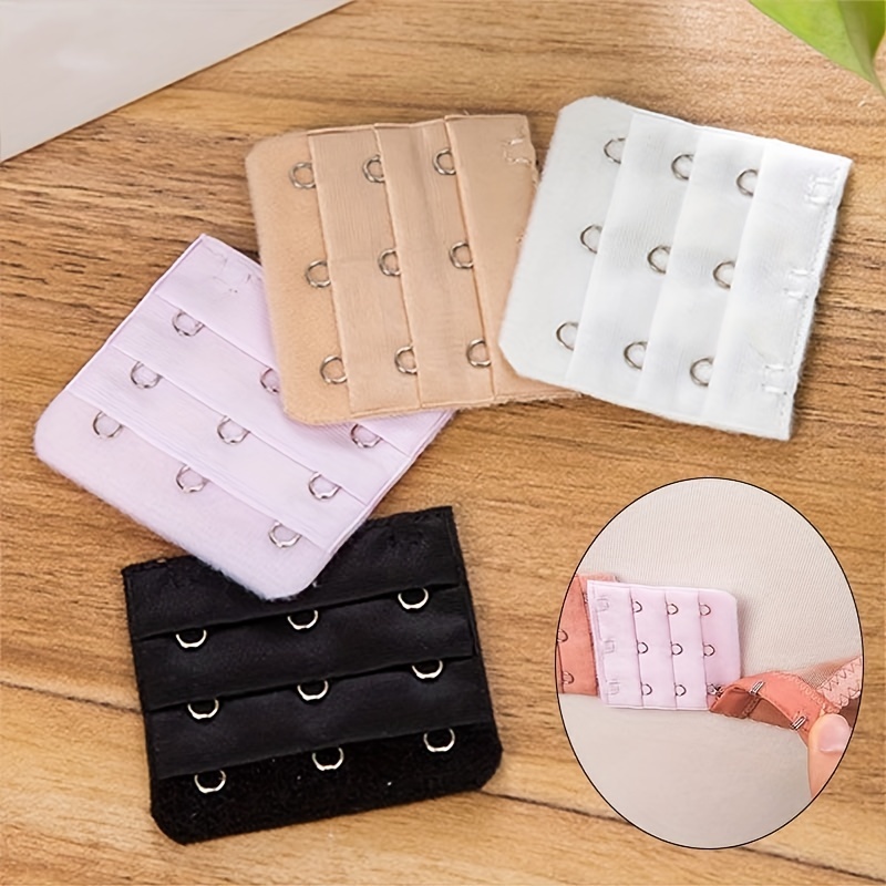 3pcs 2 Hooks Bra Strap Extenders, Comfortable Adjustable Stretchy Bra  BandFor Braless Look, Women's Lingerie &x Underwear Accessories