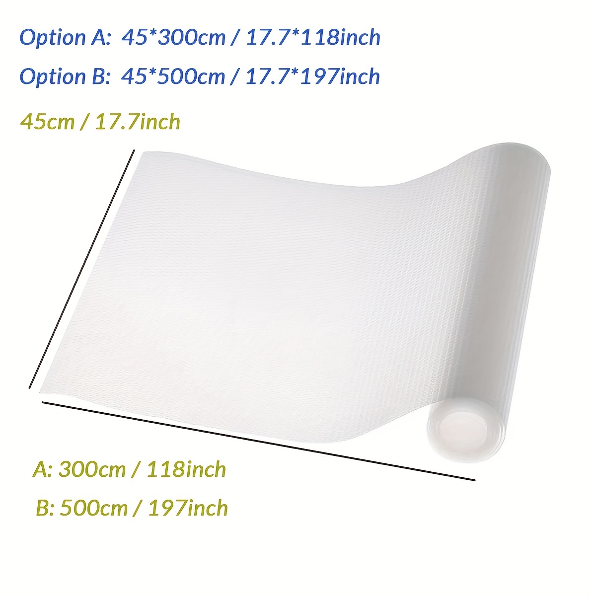 Great Choice Products Shelf Liner Non Adhesive Drawer Liner Non