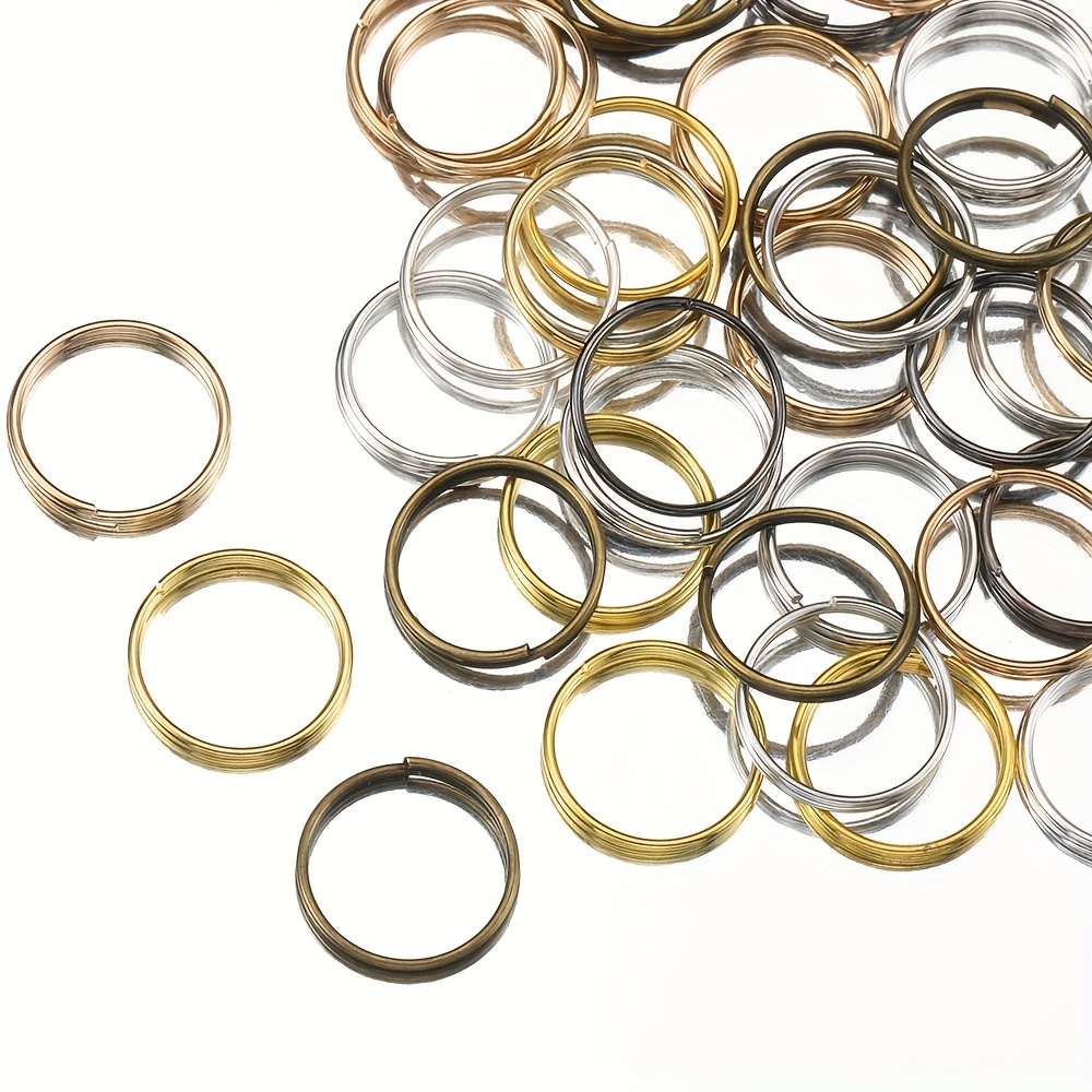 Metal Open Jump Rings Split Rings Connectors For Diy Jewelry - Temu