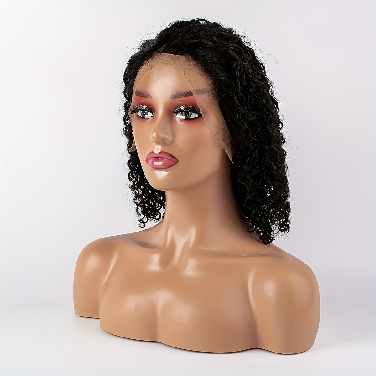 African Mannequin Head With Shoulders For Wigs Display Make Up