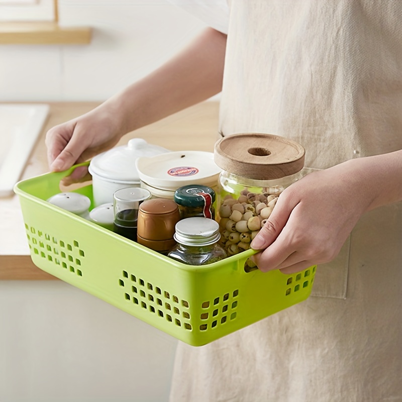 Storage Basket Large Capacity Portable Desktop Storage Box For Cosmetics  And Sundries - Multifunctional Plastic Container With Multiple Compartments  - Temu