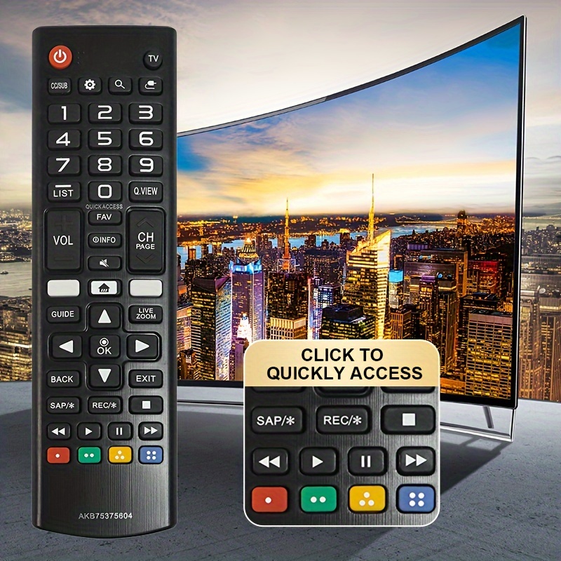  Mando a distancia universal de repuesto para LG TV AKB75855501,  compatible con todos los modelos de TV LG, AN-MR20GA AN-MR600G AN-MR650G  ANMR650A, etc. (sin función de voz/puntero) : Electrónica