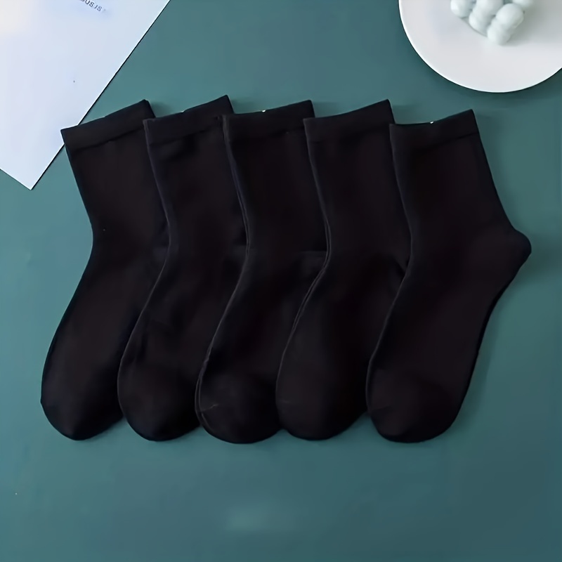 5 Pares Calcetines Casuales Hombre Forro Invisible - Temu Chile