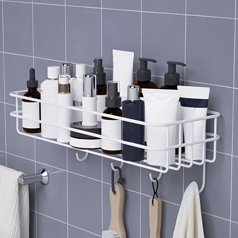 Toilet Wall-mounted Corner Rack, Rust Proof Punch-free Bathroom Storage Rack,  Shower Shelf For Bathroom Kitchen, Beach Accessories - Temu