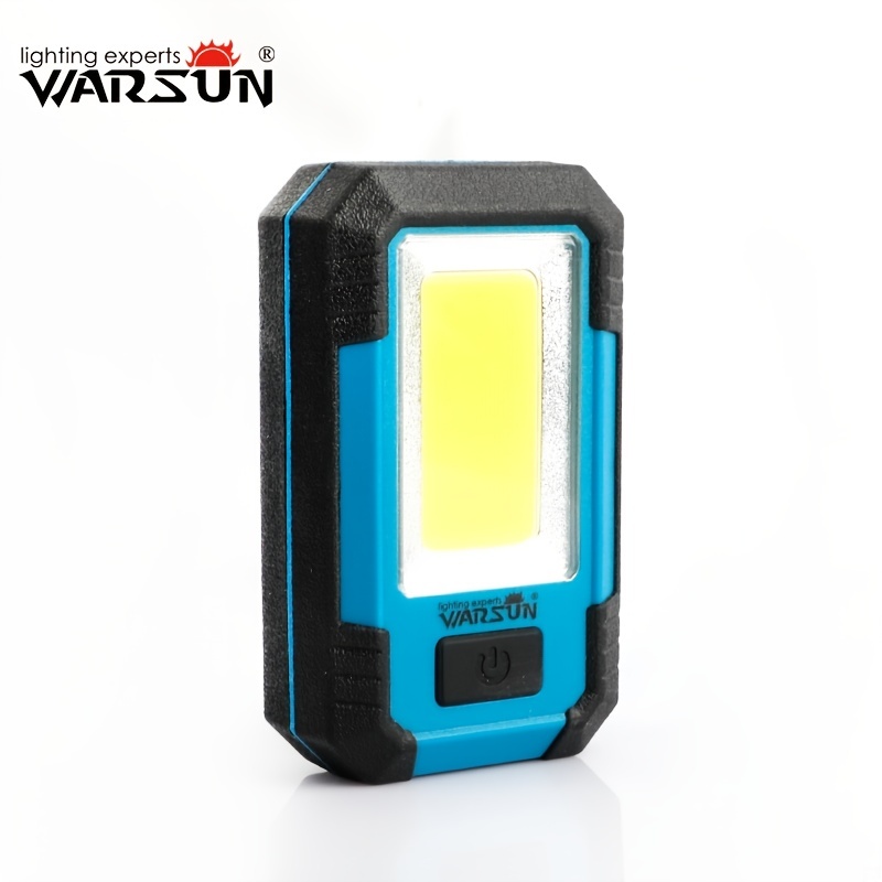 Warsun Cob Work Light Rechargeable Magnetic Portable Mechanic Worklight With  Stand And Power Bank For Car Repairing Camping Hiking Blue Buy More, Save  More Temu Japan