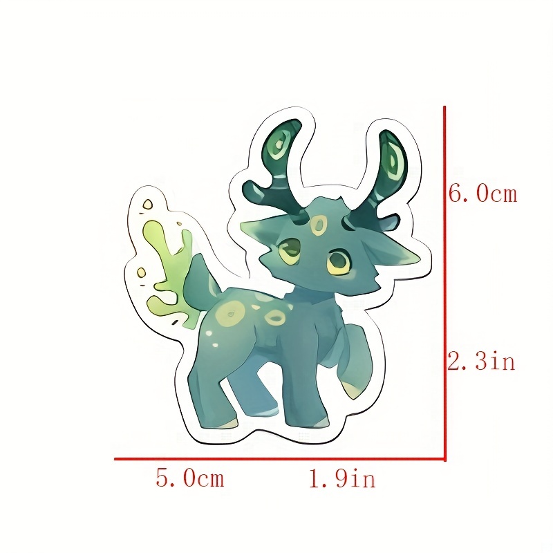 Cute Fantasy Creature Waterproof Stickers For Water - Temu