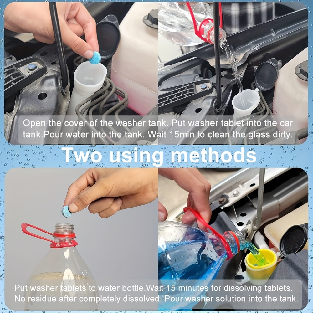 Car Windshield Washer Fluid Clean Tablets Remove Stains