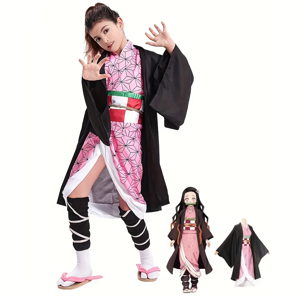 Disfraz Cosplay Samurai Niño Conjunto Mono Chaleco - Temu