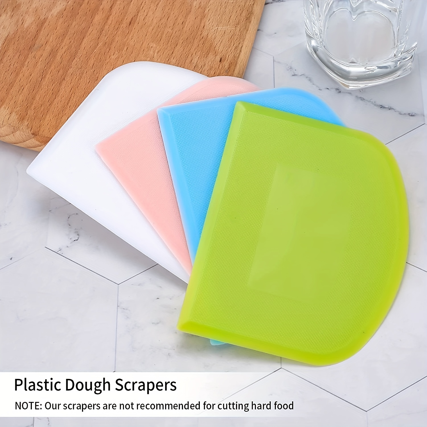 Dough Scraper Plastic Bowl Scraper Bench Cutter - Temu