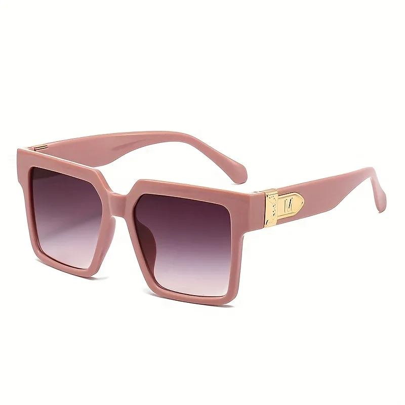 Candy Color Hip Hop Sunglasses Large Frame Square Sunshade