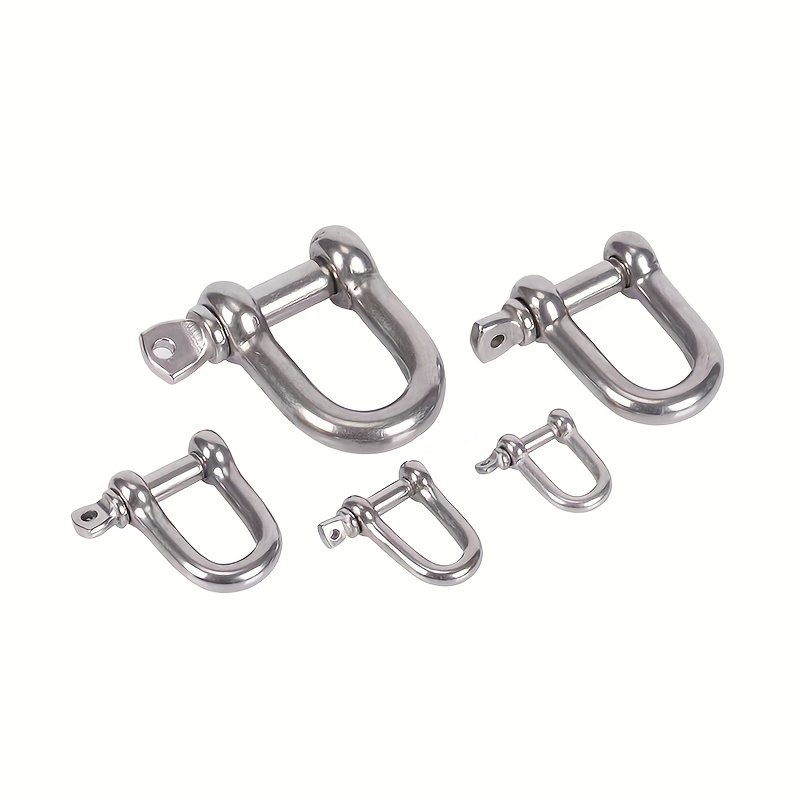 Bow Shackle Clevis D Ring Screw Lifting Boat Pin Anchor Rope M4 M5