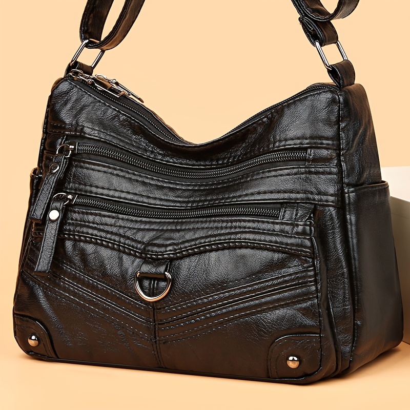 Studded Leather Bag 