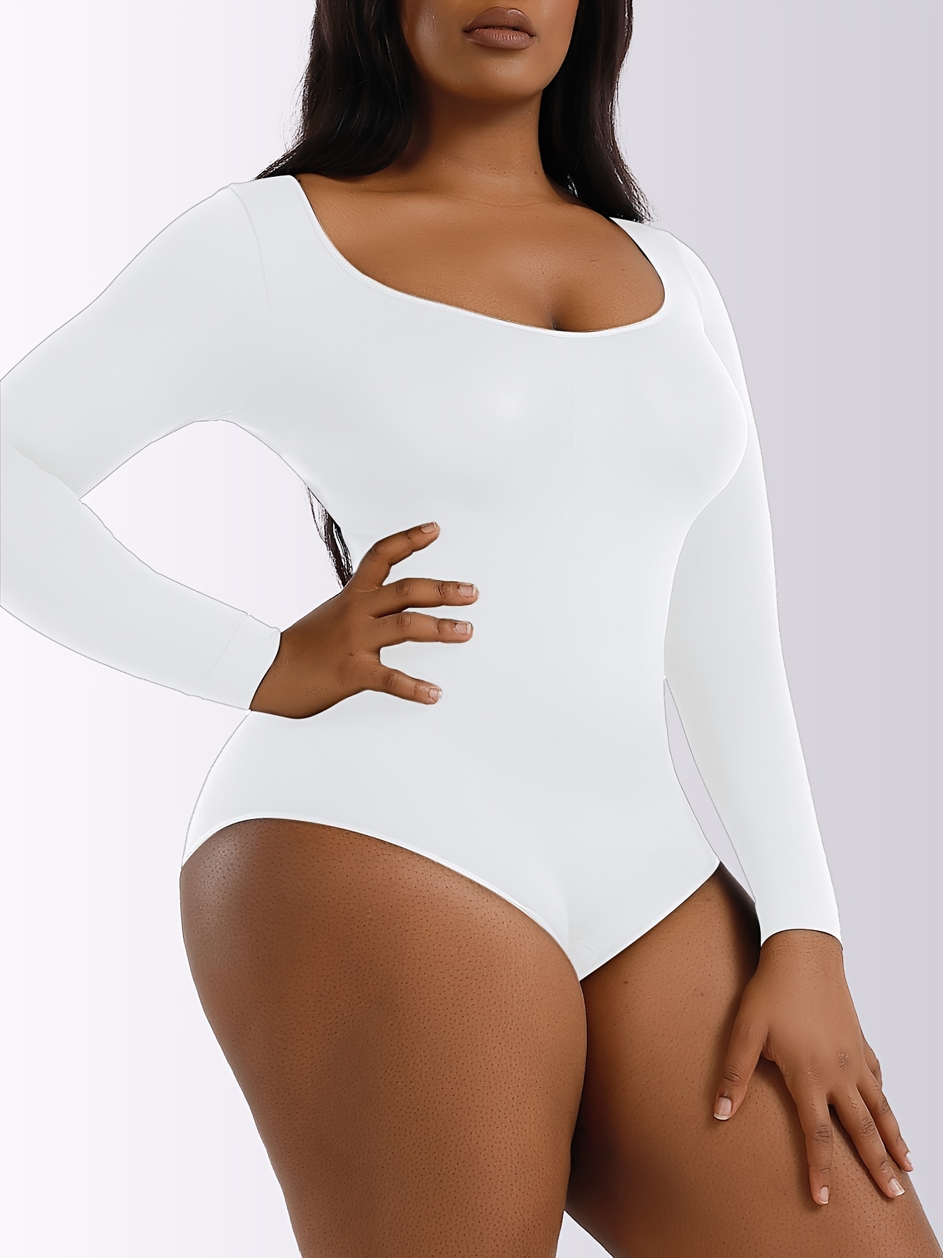 Ronde Hals Thong Bodysuit