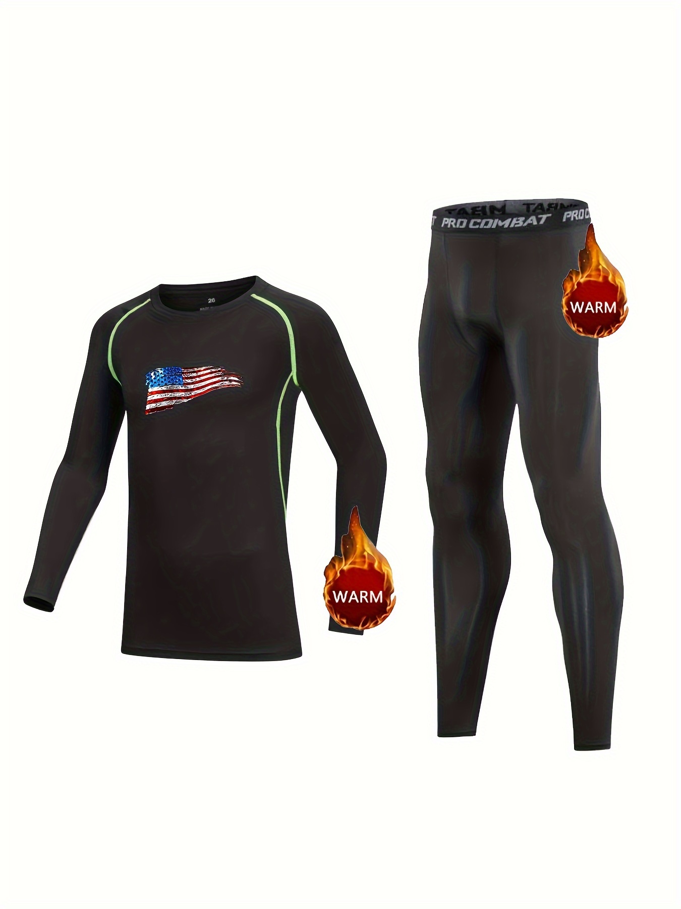 American Football Pattern Compression Leggings