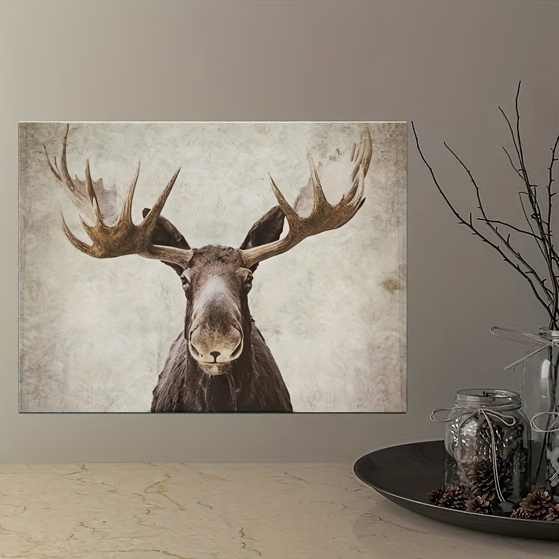 Modern Buck Art Print, Stylish Deer Poster