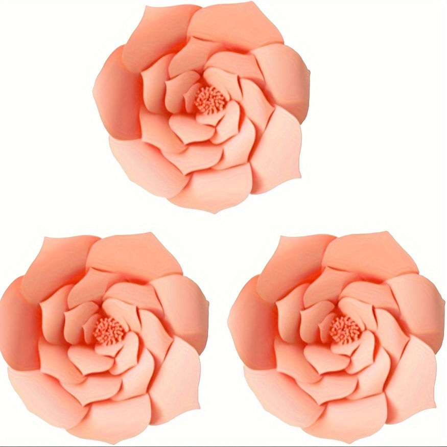 Three-dimensional Paper Flower Diy Rose Decoration Cardstock Artificial  Paper Flower Party Decoration Supplies For Holiday Parties - Temu New  Zealand