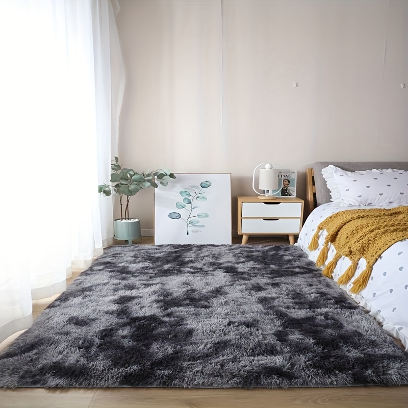 Fluffy Area Rug Soft Shaggy Carpet Non-slip Bottom
