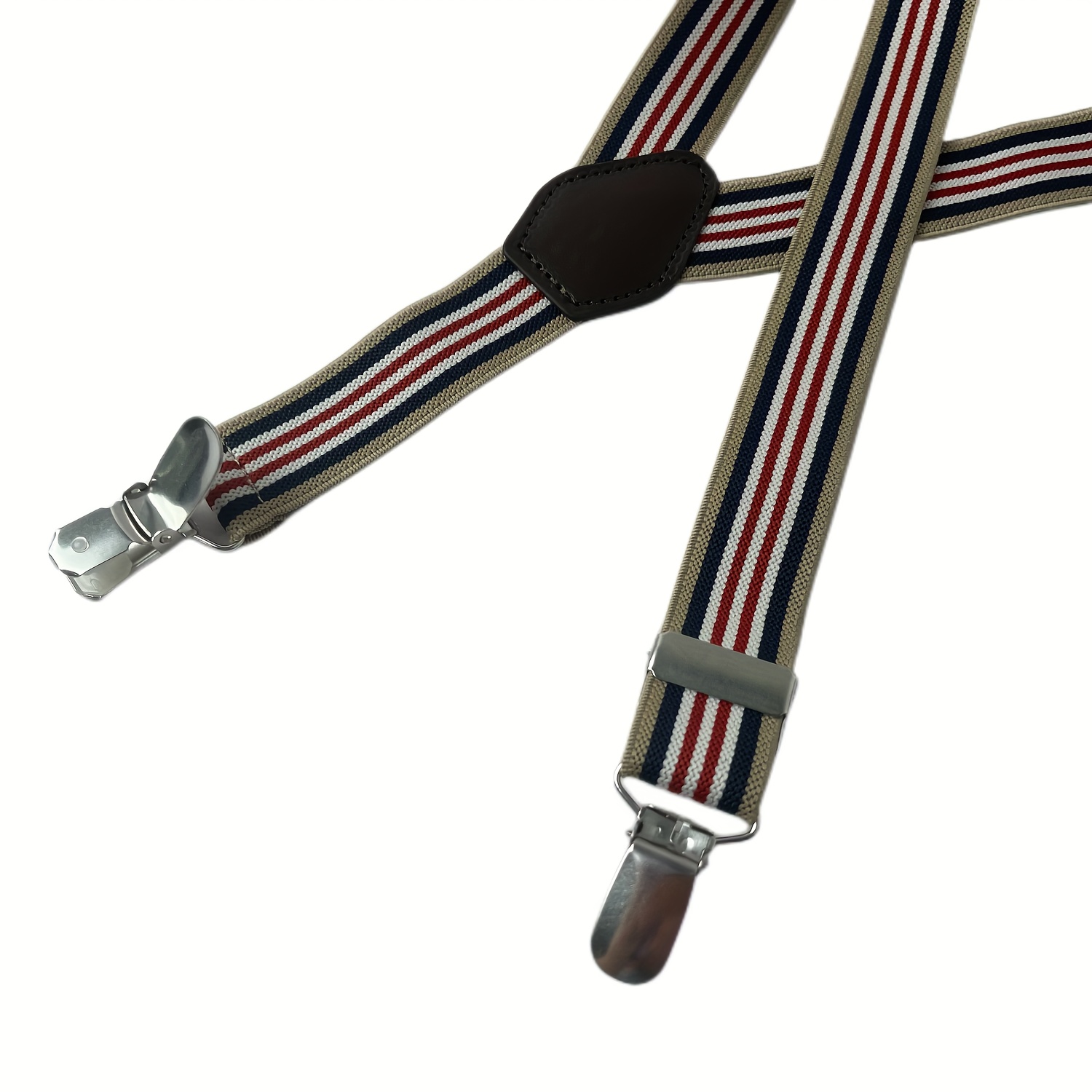 Mens Boys Womens Suspenders 1inch Jacquard Elastic Adjustable Y Back 3  Strong Clips - Jewelry & Accessories - Temu