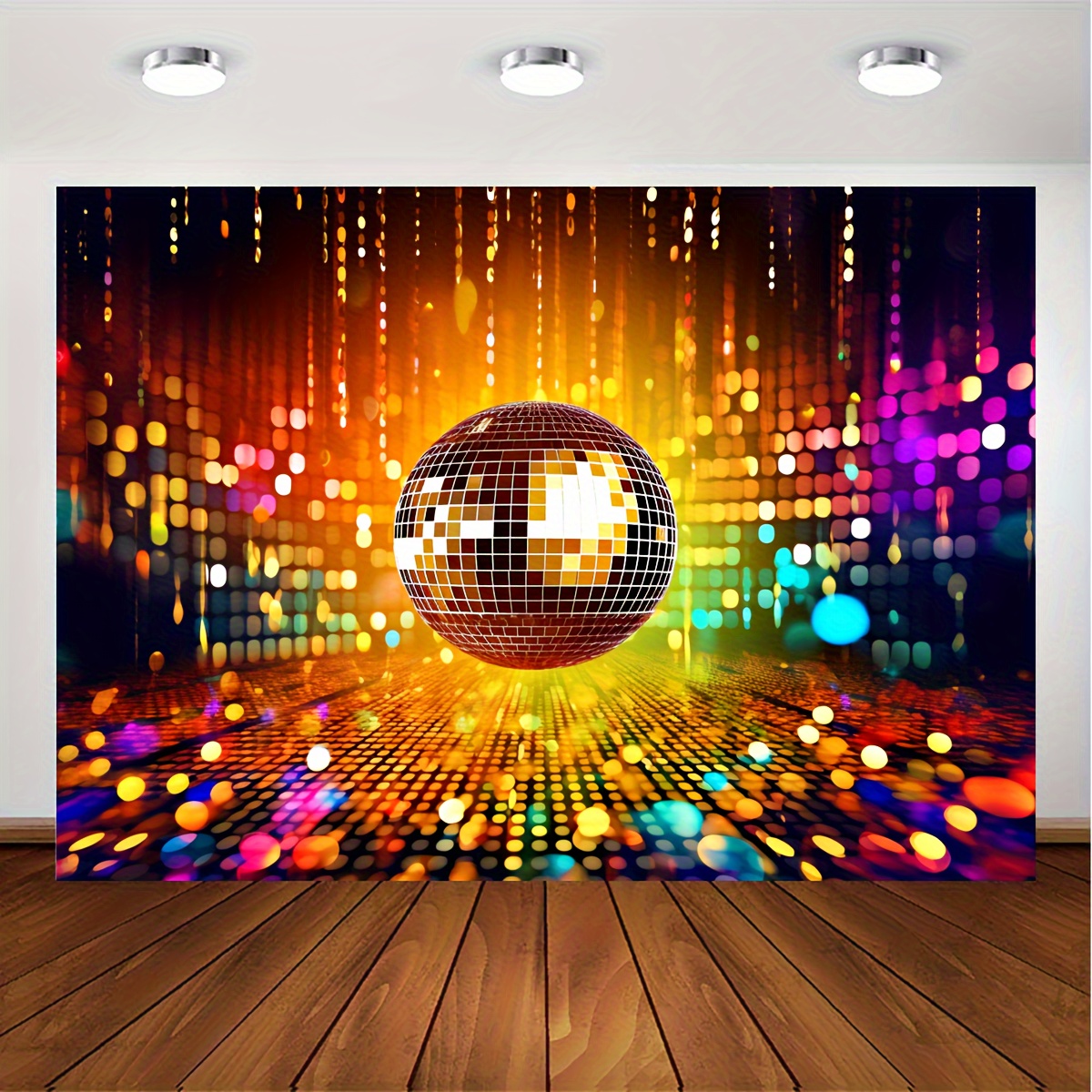 Buy Disco Party Decorations Backdrop Dance Birthday Banner Backdrop,70s 80s  90s Disco Backdrop Birthday Background Hippie Party Supplies Online in  India 